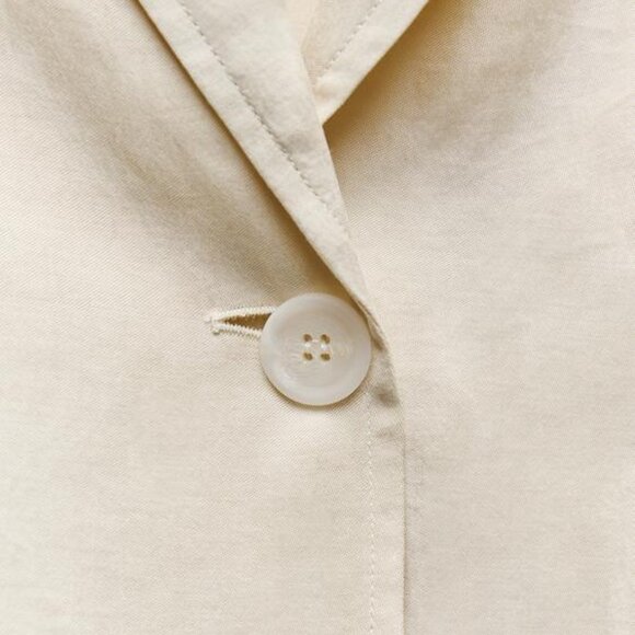 ZARA OVERSIZED FLOWING BLAZER - Picture 3 of 10